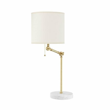 HUDSON VALLEY 1 Light Table Lamp MDsL150-AGB